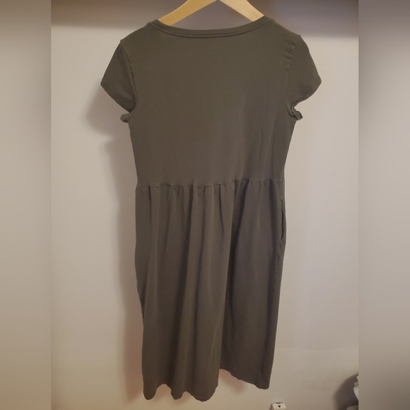 Patagonia Kamala short sleeves dress. Olive green. Size XS oversized. - Picture 4 of 10